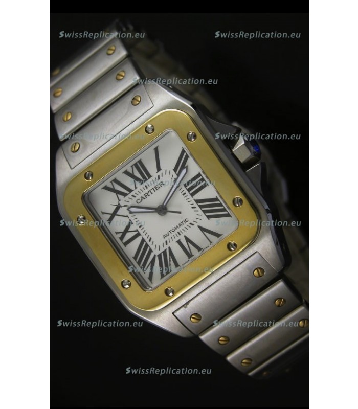 Cartier Santos 100 Swiss Watch 38.5MM - 1:1 Mirror Ultimate Replica