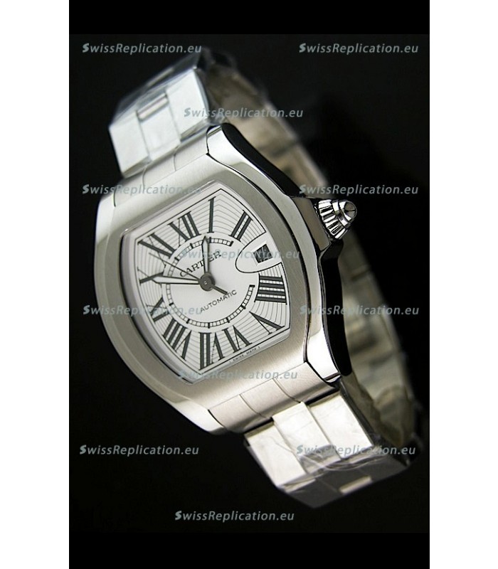 Cartier Roadster Swiss Replica Watch Stainless Steel - 38MM Wide