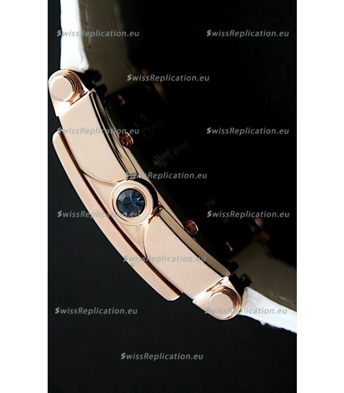 Chopard Happy Sport Swiss Replica Watch in Pink Strap