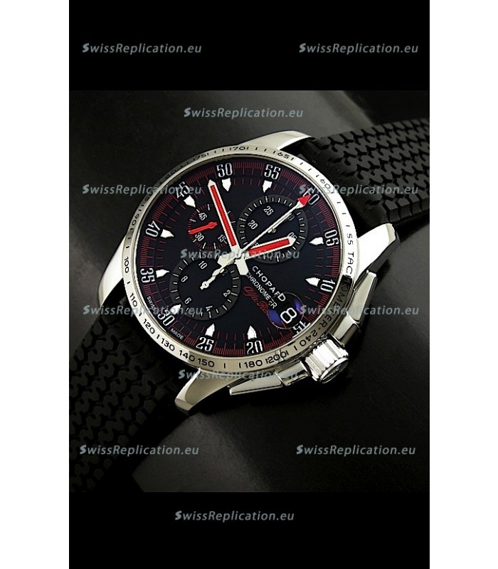 ChopardMille Miglia GTXL Swiss Replica Watch in Black Strap