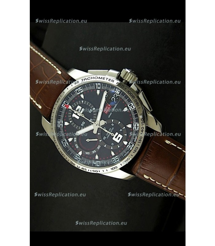 Chopard Mille Miglia GT XL Swiss Replica Watch in Brown Leather Strap - MIRROR REPLICA
