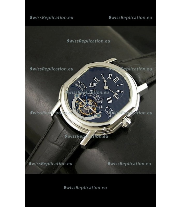 Daniel Roth Classic Tourbillon Swiss Watch in Black Dial