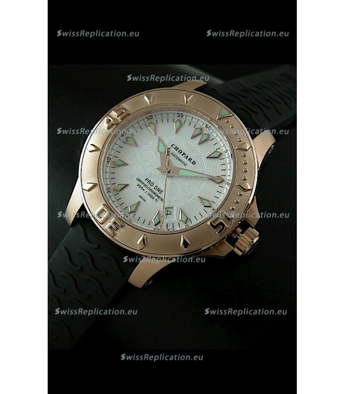 Chopard LUC Pro One Chronometer Swiss Replica Rose Gold Watch