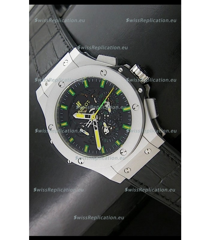 Hublot Big Bang Niemeyer Sandblasted Case Swiss Watch in Steel