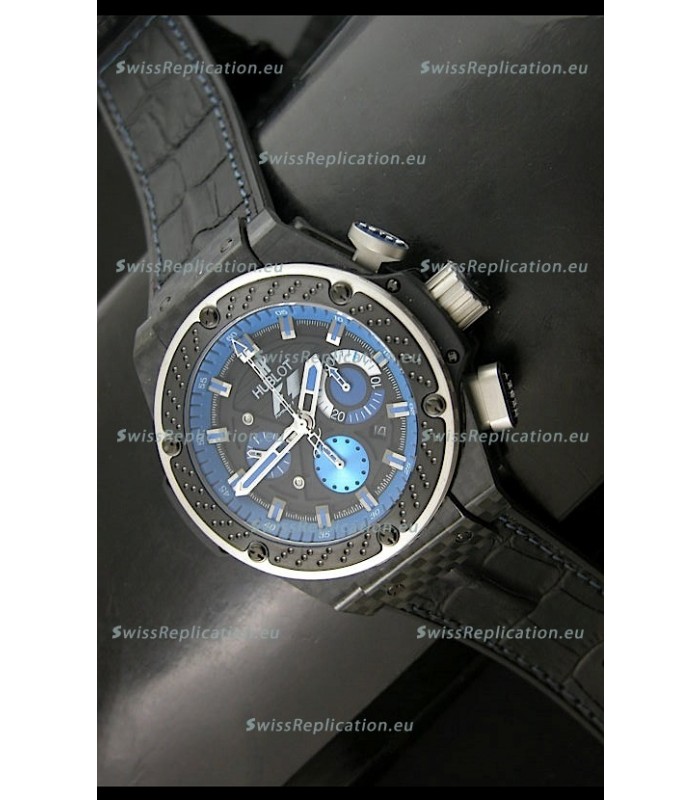 Hublot King Power F1 Interlago Limited Edition Swiss Watch in Blue