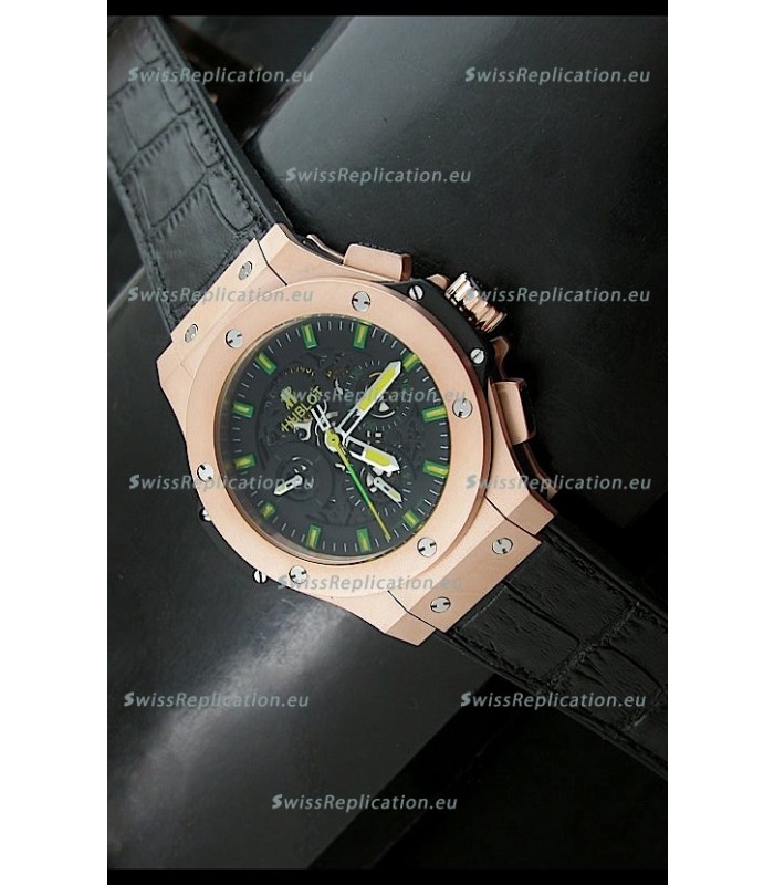 Hublot Big Bang Niemeyer Pink Gold Swiss Watch 