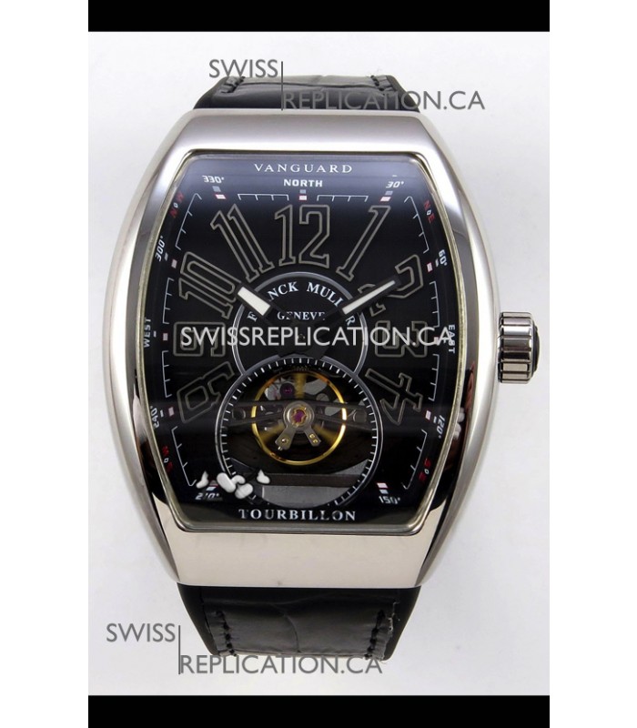 Franck Muller V45 Tourbillon Stainless Steel Super Clone Watch 