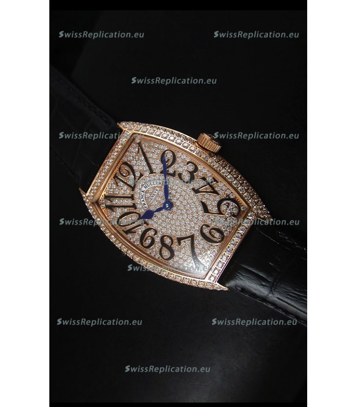 Franck Muller Master of Complications Casablanca Ladies Watch in Rose Gold Case 