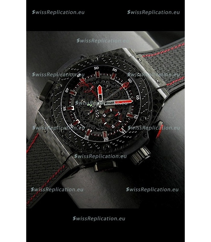 Hublot Big Bang Ayrton Senna Full Carbon Casing Swiss Watch 