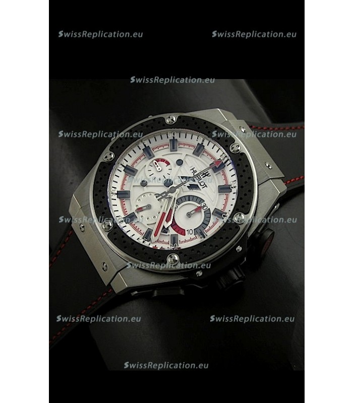 Hublot Big Bang King Power F1 Swiss Watch in White Dial
