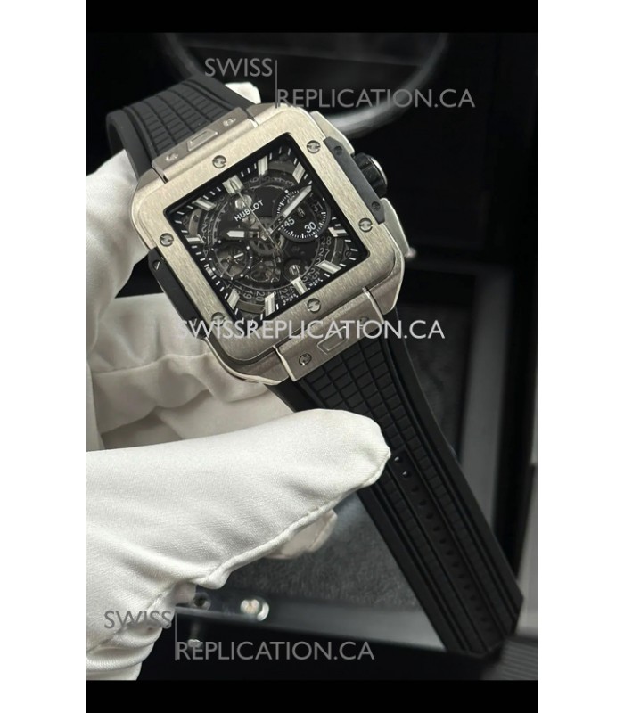 Hublot Square Bang Unico Titanium Case Ceramic Bezel Super Clone Watch 