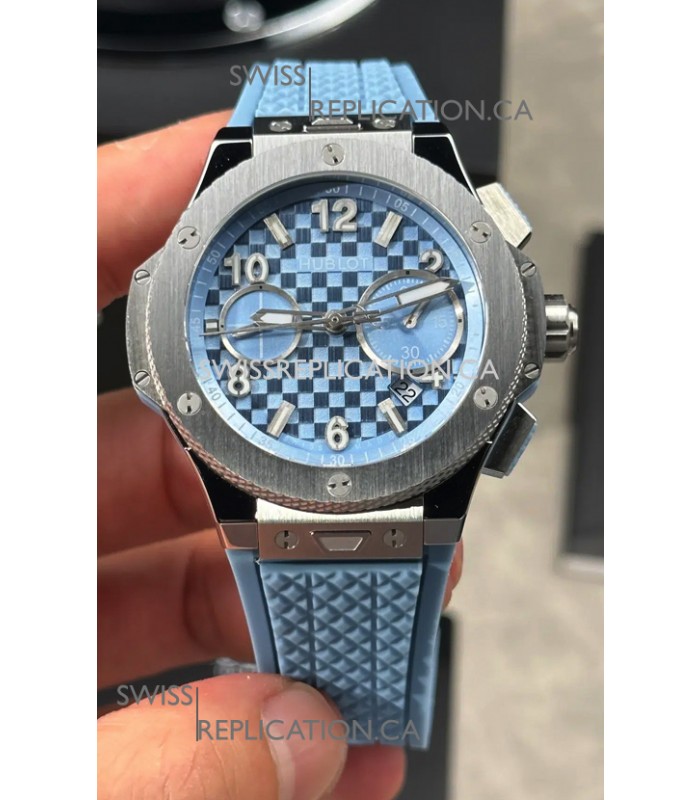 Hublot Big Bang Original Titanium Coal Blue 43MM Super Clone Watch 