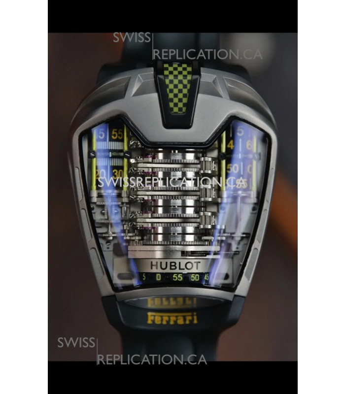 Hublot MP-05 La Ferrari Titanium Casing Hyper Clone Watch 