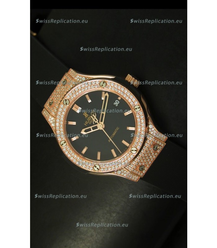 Hublot Classic Fusion 39MM Rose Gold Diamonds Case