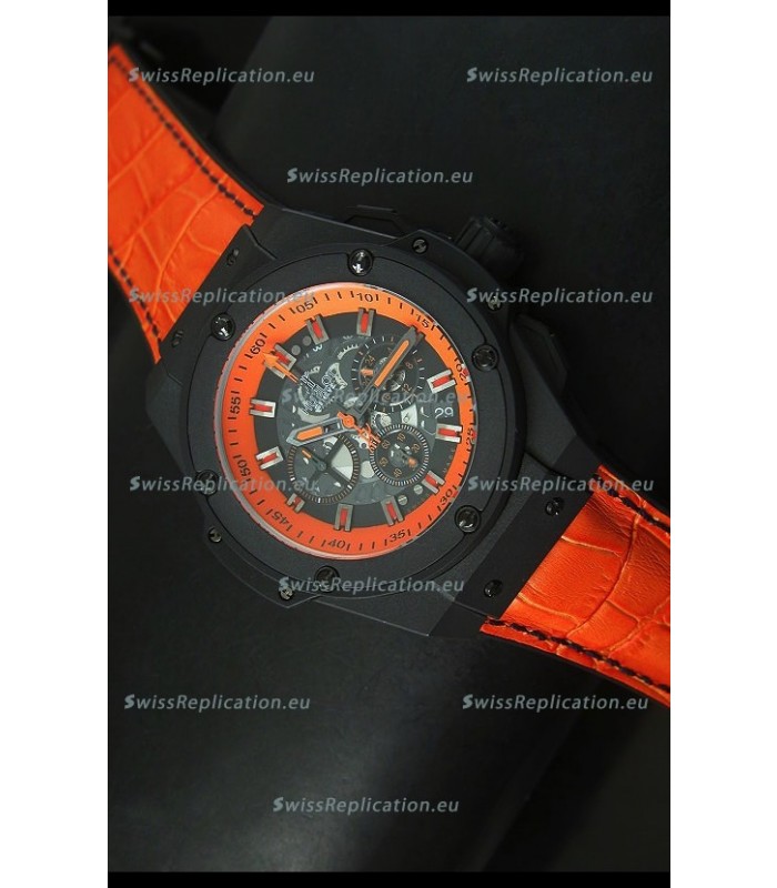Hublot Big Bang Volcano Skeleton Swiss Quartz Watch 45MM