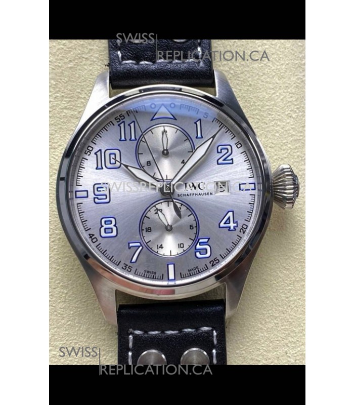 IWC PILOT'S Monopusher Steel Dial Replica Watch 