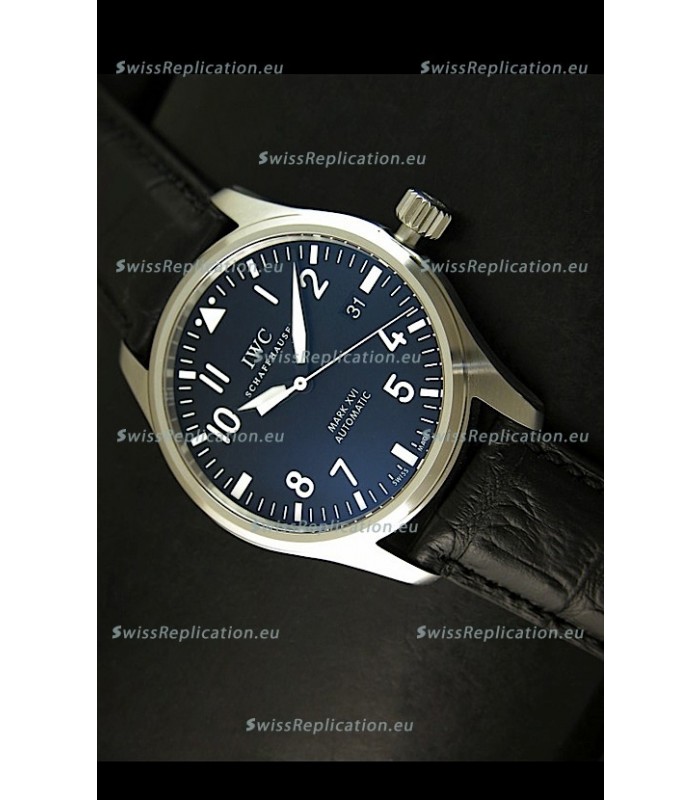 IWC MARK XVII Swiss Replica Watch in Steel Casing - 1:1 Mirror Replica - Original IWC Dial Used