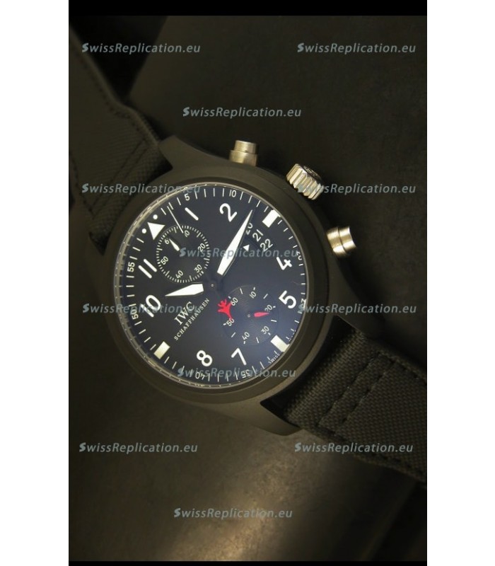 IWC Pilot Top Gun Chronograph Swiss Watch - 1:1 Mirror Replica Edition