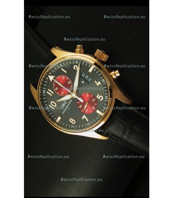 IWC Spitfire Tribecca Edition Watch in Rose Gold - 1:1 Mirror Replica
