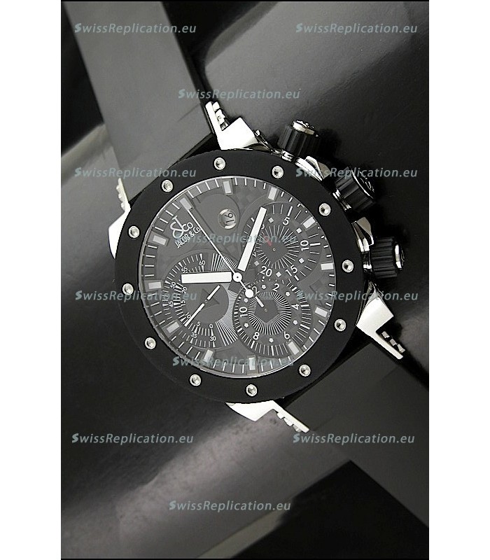 Jacob and Co EPIC II Swiss Watch in Black