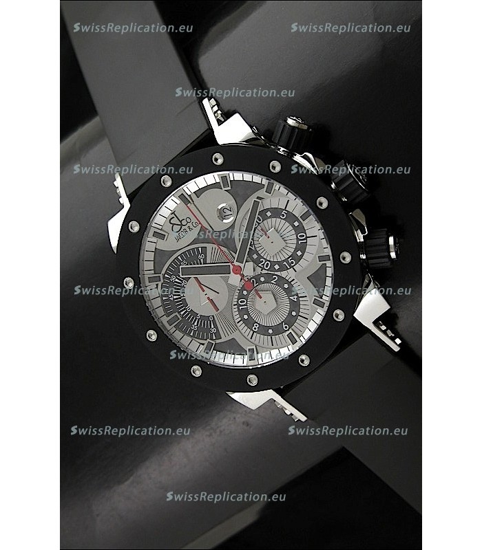 Jacob and Co EPIC II Swiss Watch in Grey Dial