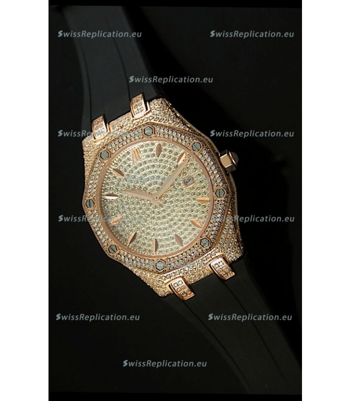 Audemars Piguet Royal Oak LADY Replica Watch in Diamonds Dial Edition