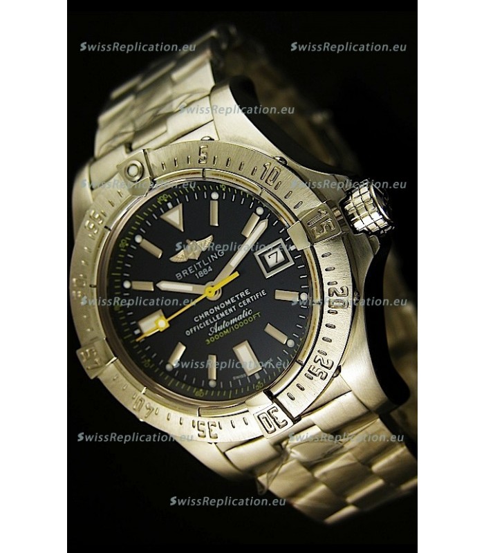 Breitling Avenger Seawolf Swiss Replica Watch in Yellow Seconds Hands - 1:1 Mirror Replica Watch