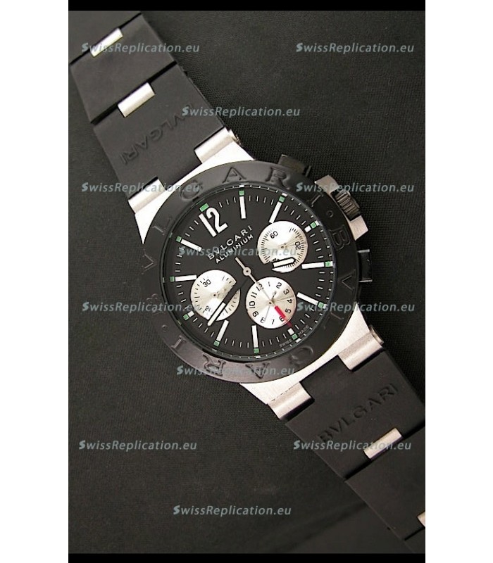 Bvlgari Diagono Titanium Japanese Automatic Replica Watch