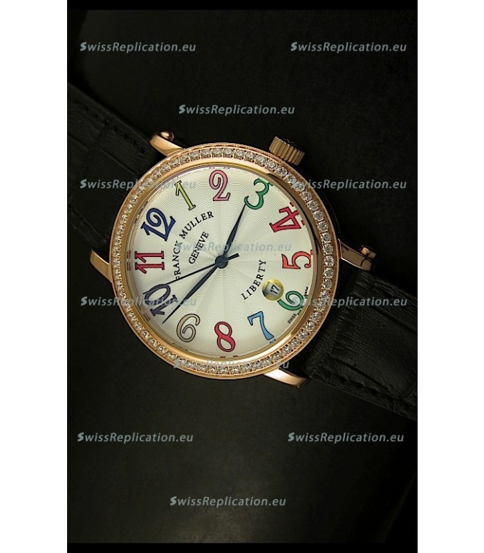 Franck Muller Master of Complications Liberty Japanese Watch in Black Strap