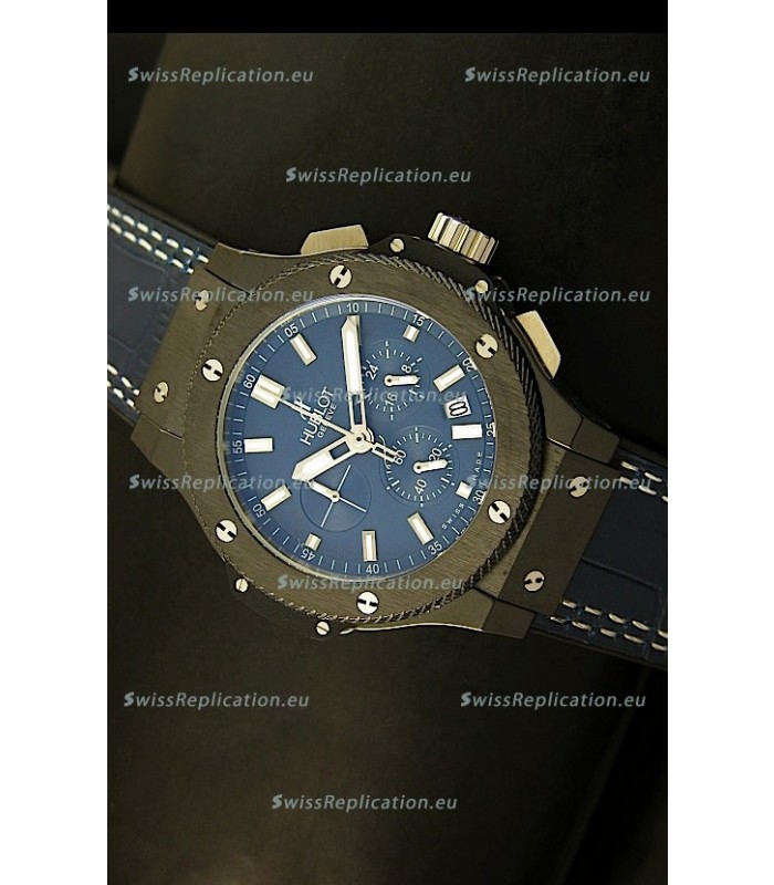 Hublot Big Bang Black Ceramic Case Watch in Quartz Movement