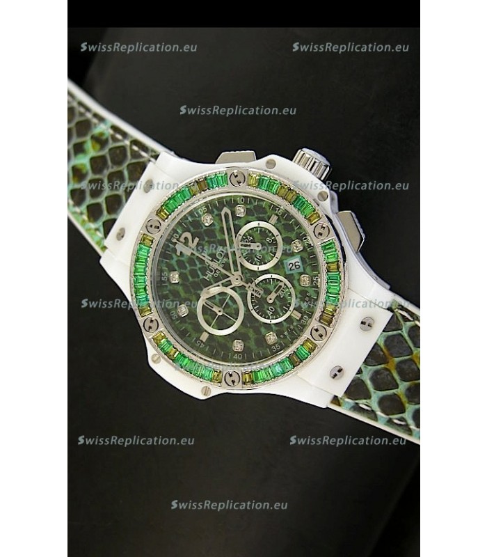 Hublot Big Bang BOA Bang Green Dial/Strap Watch 34MM