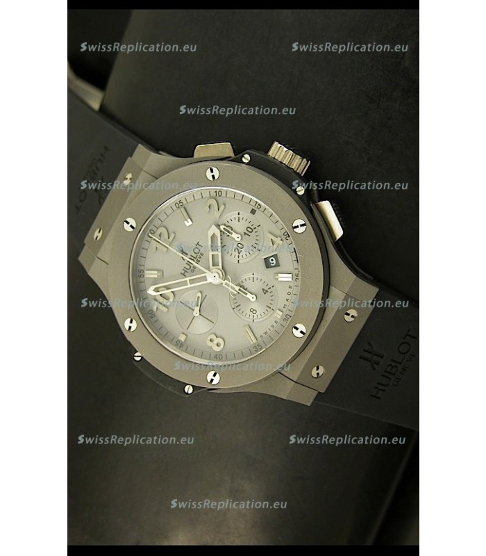 Hublot Big Bang Matte Lightweight Titanium Swiss Replica Watch - 1:1 Mirror Replica