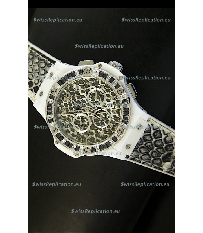 Hublot Big Bang Snow Leopard MARIA HOFL -RIESCH Edition 34MM Watch