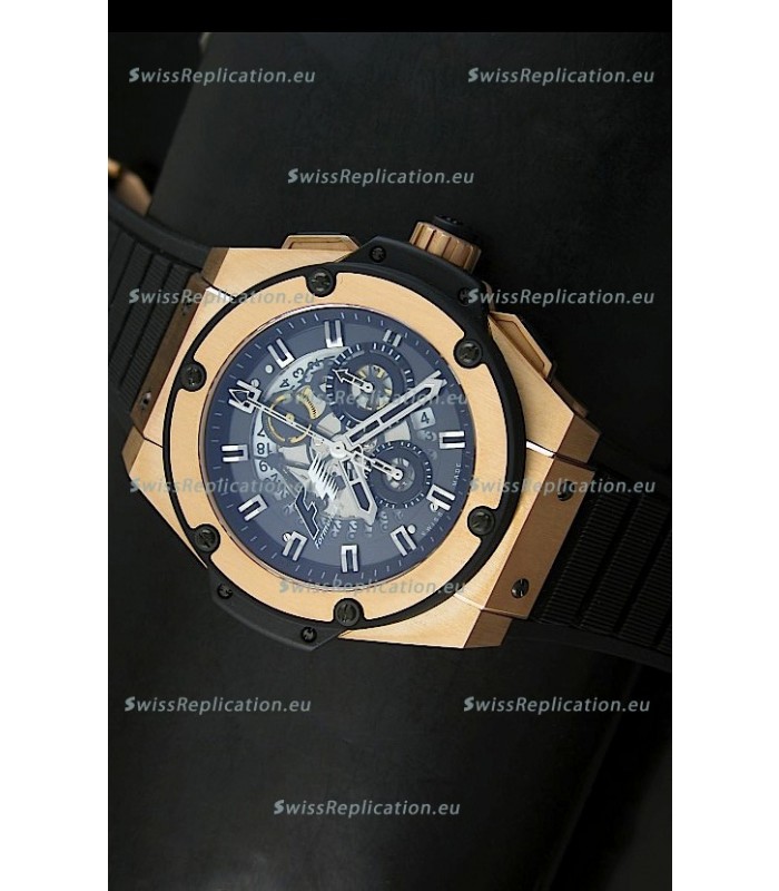 Hublot Big Bang King Power Formula 1 Swiss Watch in Pink Gold Case