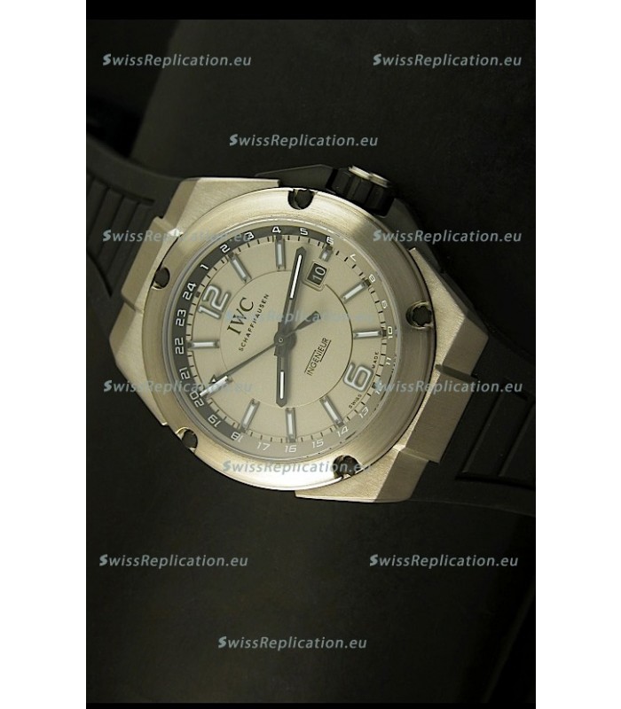 IWC Ingenieur Full Titanium Swiss Replica Watch in Grey Dial