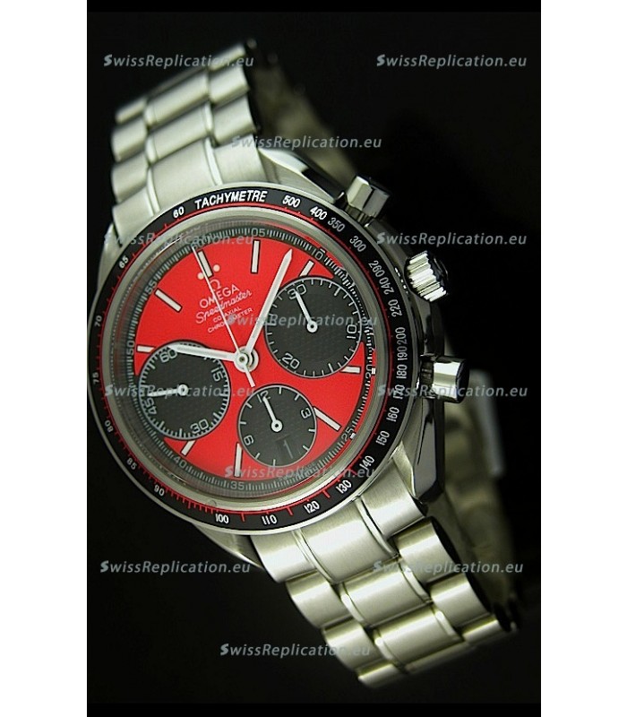 Omega Speedmaster Racing Edition Swiss Replica Watch - Red Dial - 1:1 Mirror Replica