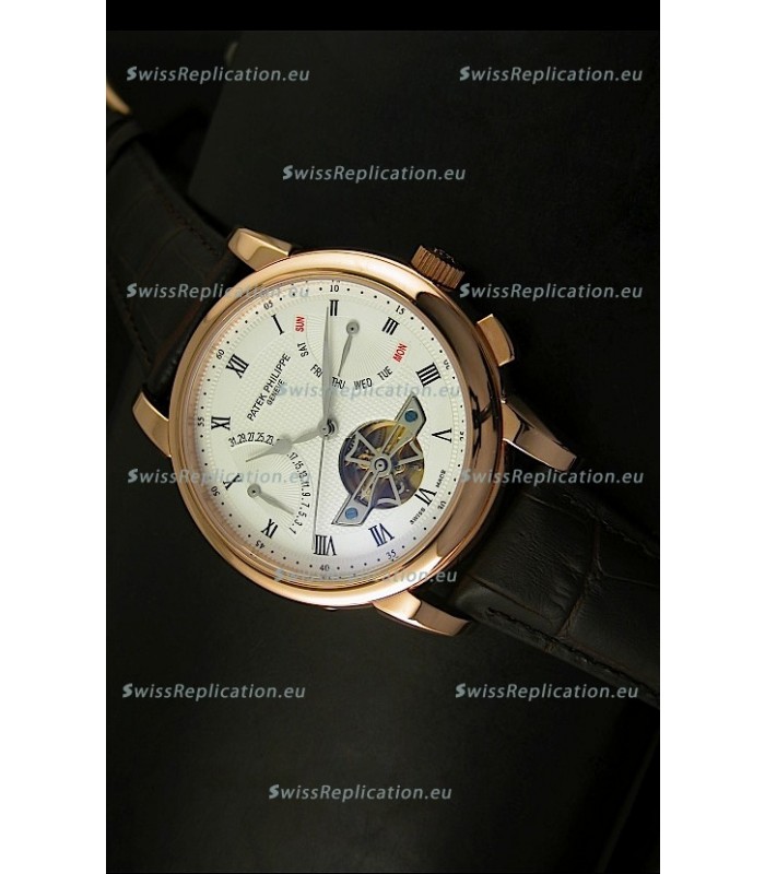 Patek Philippe Grand Complications Tourbillon Automatic Watch in Pink Gold
