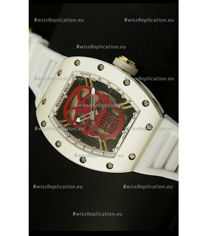 Richard Mille RM052 Skull Tourbillon Swiss Replica Watch Ceramic Case