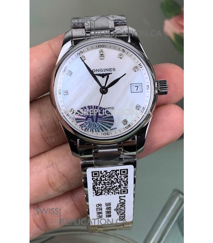Longines Master Automatic Pearl Dial Super Clone Watch 