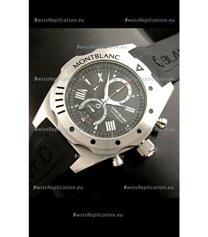 Mont Blanc Star Japanese Watch in Black Dial