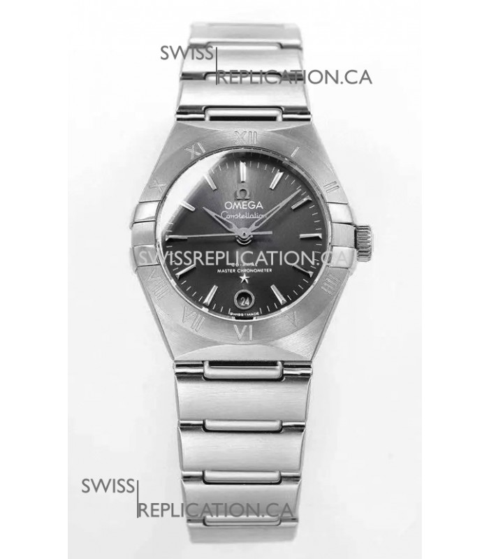 Omega Constellation 29MM Stainless Steel Grey Dial Automatic Super Clone Watch 