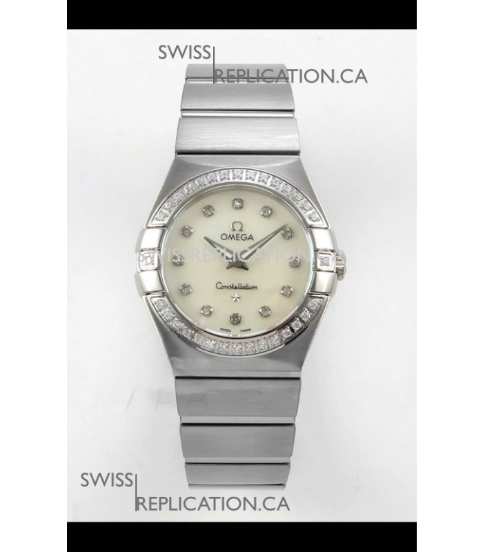 Omega Constellation 28MM Pearl Dial QUARTZ Super Clone Watch 