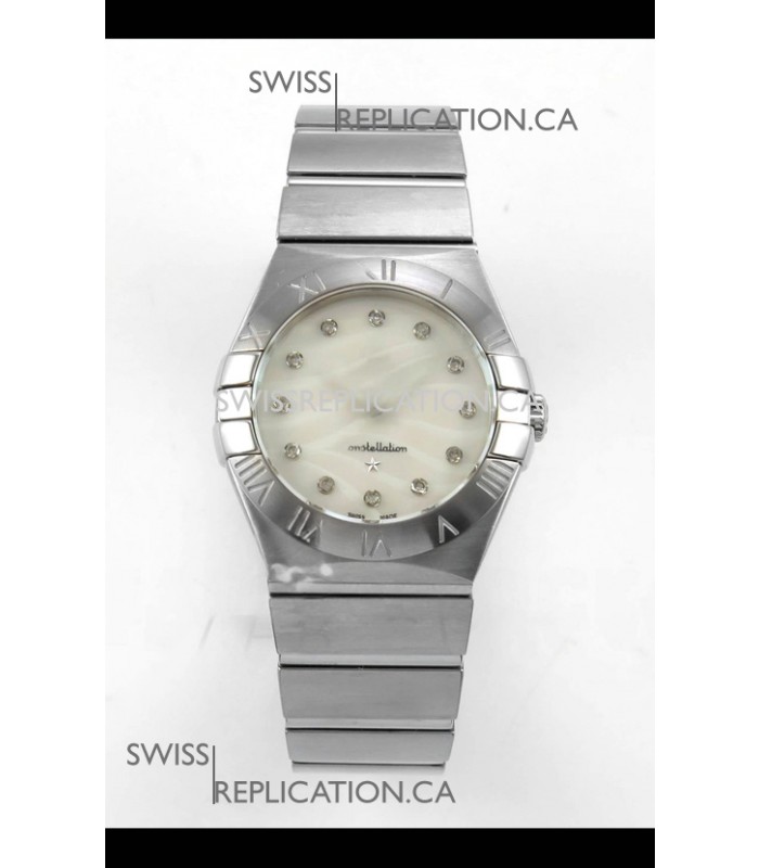 Omega Constellation 28MM Pearl Textured Dial QUARTZ Super Clone Watch 