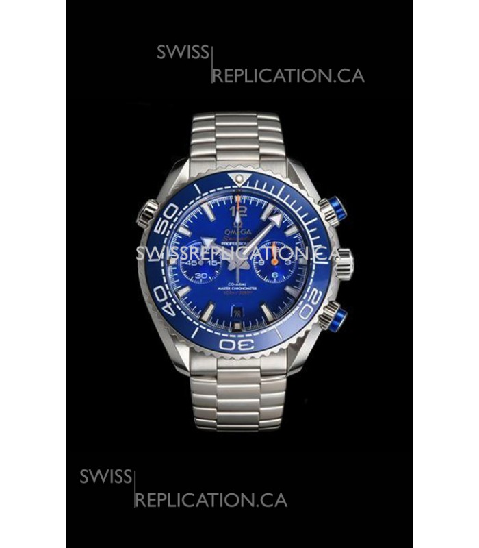 Omega Speedmaster Planet Ocean Blue Dial Super Clone Watch 