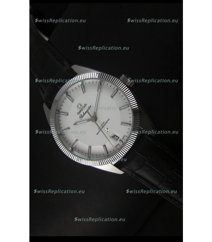 Omega Globemaster Co-Axial Swiss White Dial Stainless Steel - 1:1 Mirror Replica Watch