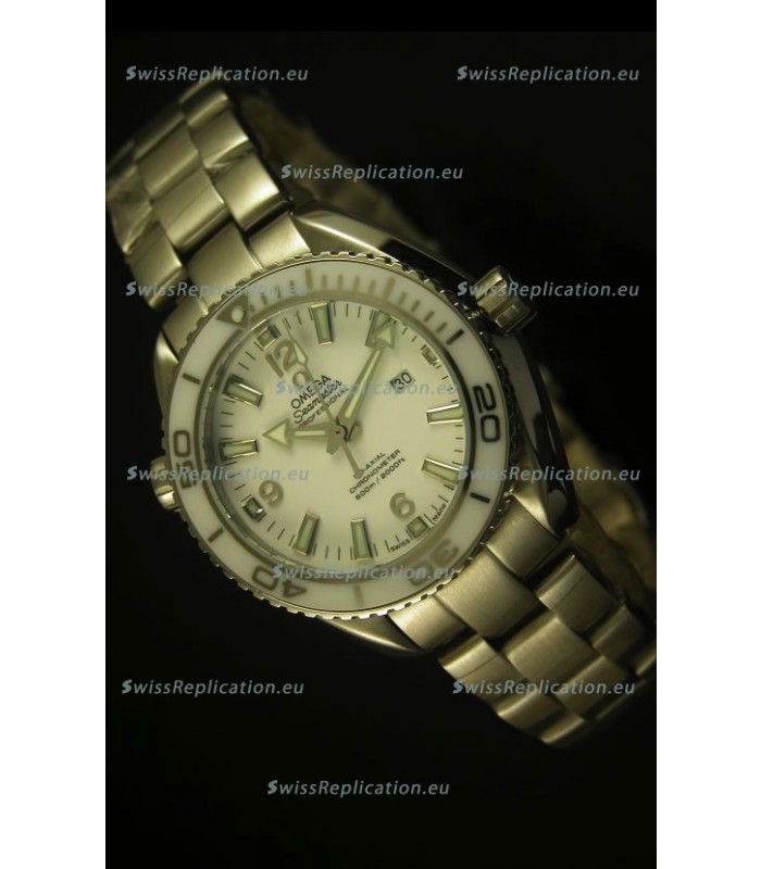 Omega Seamaster Planet Ocean Liquidmetal Midsized 36MM Swiss Watch