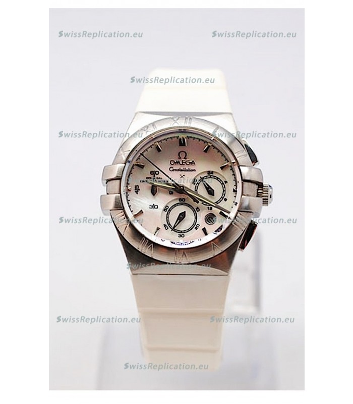 Omega Constellation Ladies Chronograph Replica Watch - 35MM