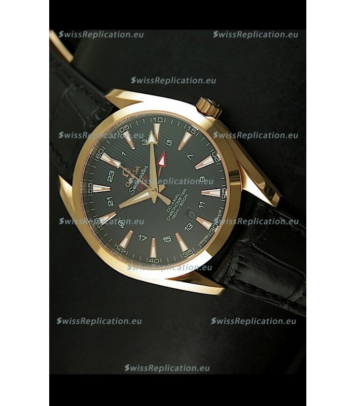 Omega Seamaster Aquaterra Annual Calender GMT Swiss Replica Watch