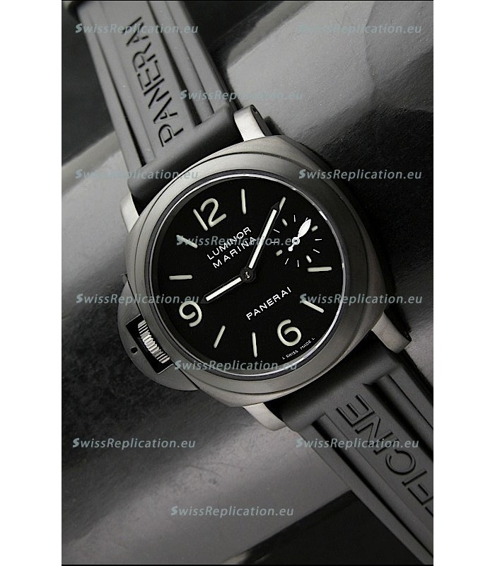 Panerai Luminor Marina Left Hand Wind PVD Swiss Watch