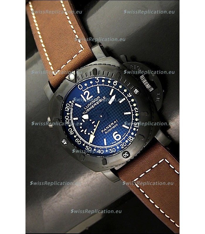 Panerai Luminor Submersible GMT Swiss PVD Watch 